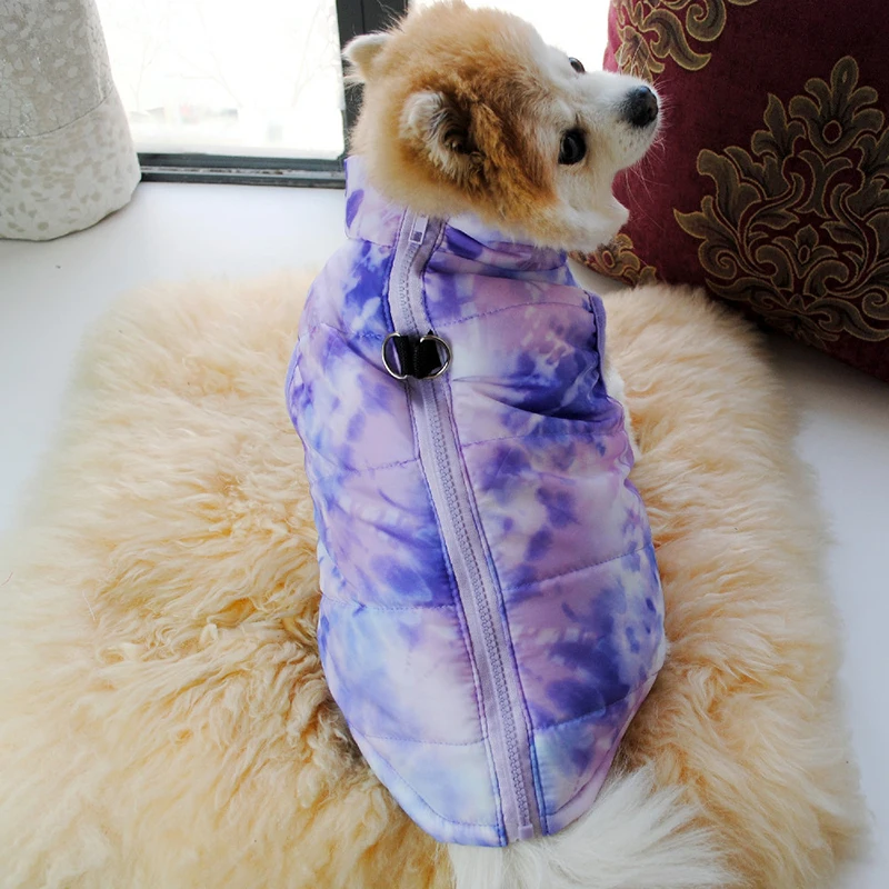 

Universal Tie-dyed Pet tie-dye Vest Cotton Animal Vest Windproof Dog Vest Stylish Leisure Puppy Vest Comfortable Pet Supplies