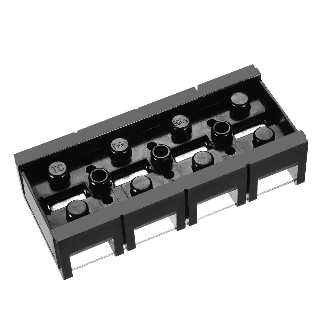

uxcell Barrier Terminal Block 600V 60A Dual Rows Screw Terminals 600V 150A 4P