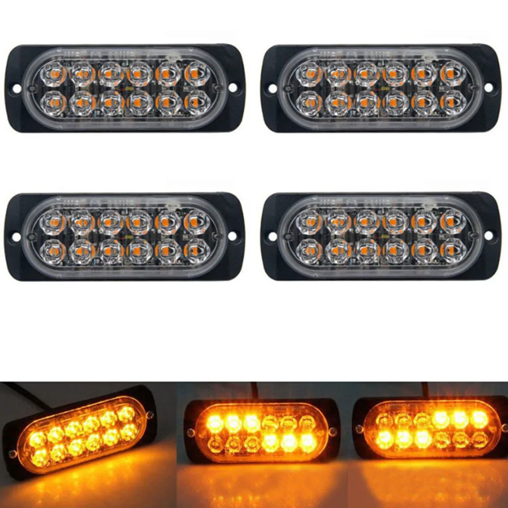 Аварийные стробоскопические огни для грузовиков автомобиль янтарного