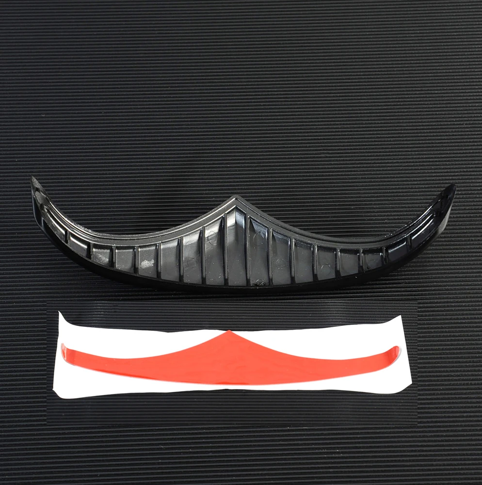 

Black Motorbike ABS Front Leading Edge Fender Accent Fender Fairing Trim Cover For Harley Dyna Touring Electra Glide CVO 04-19