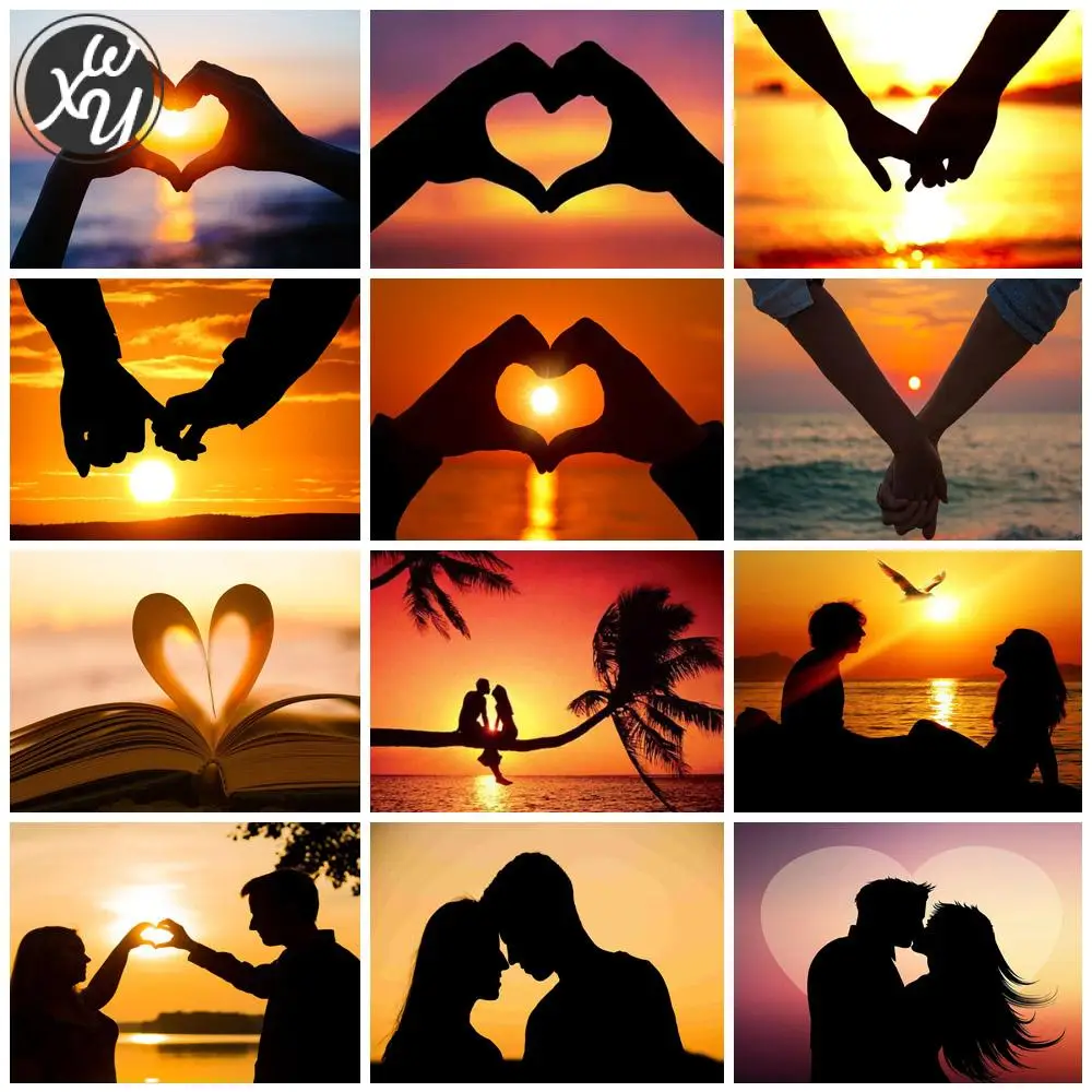 

Искусственная алмазная живопись, полная Алмазная вышивка пар, любовь, алмазная вышивка, алмазная живопись, аксессуары для декора