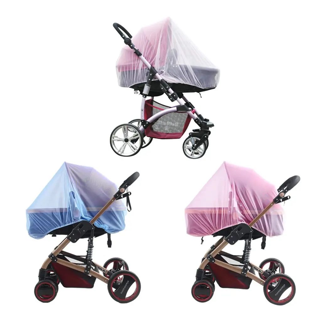 

1 Pc Hot Full Outdoor Baby Infant Kids Stroller Pushchair Mosquito Insect Net Mesh Buggy Cover Baby Mosquito Net