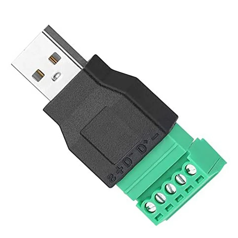 2 штекера USB к 5-контактному адаптеру разъем сигнальный штекер модуль питания