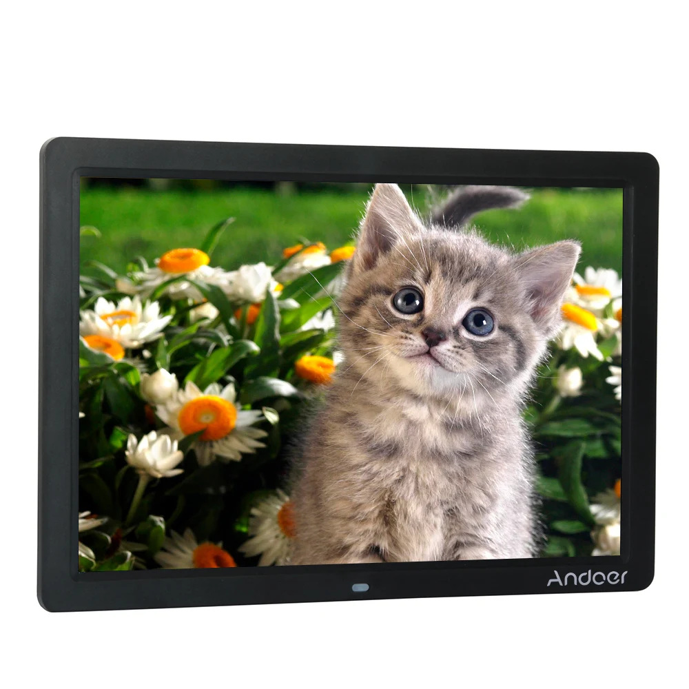 Andoer 15 &quotHD светодиодный цифровой фоторамка 1280*800 цифровая несколько функций MP3 MP4