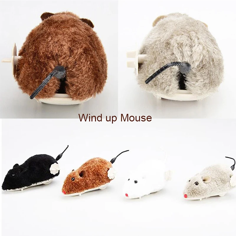 Новый стиль забавная бегущая мышь крыса хвост кошка котенок шалость игрушка