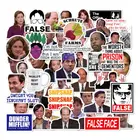 Наклейки для офиса, 50 шт., наклейки для ТВ-шоу в США, наклейки для скрапбукинга, наклейки для ноутбука, бутылки с водой, чемодана, ноутбука, телефона, гитары, автомобиля