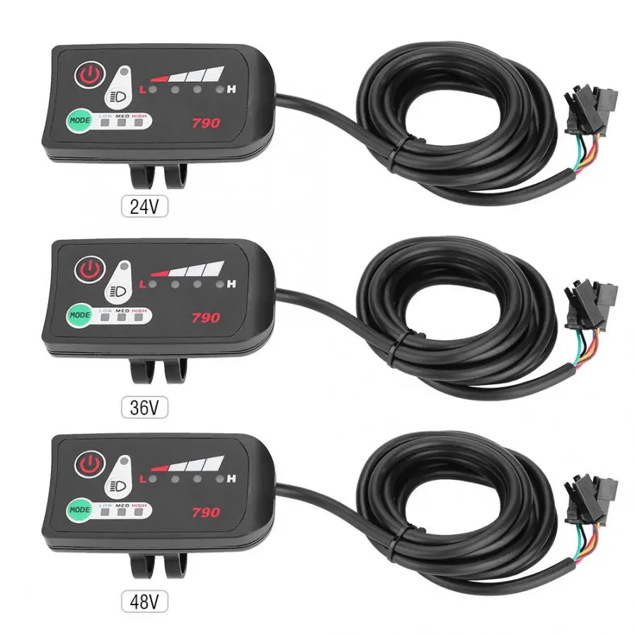 Электрический велосипед светодиодный дисплей 790 E-Bike панель управления для
