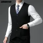 Уровень 4 супер анти-пиллинг высший сорт Pleuche новый осенне-зимний модный брендовый вязаный кардиган Повседневный трендовый свитер без рукавов