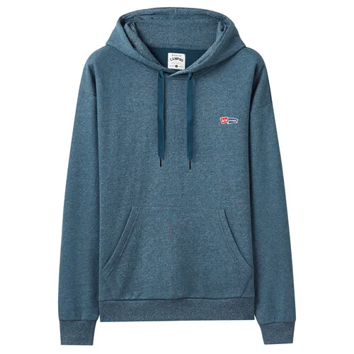 11Blue Giordano мужской свитшот кенгуру с капюшоном и небольшим печатным лого на передней части, данная модель имеет несколько цветовых решений - Цвет: 11Blue
