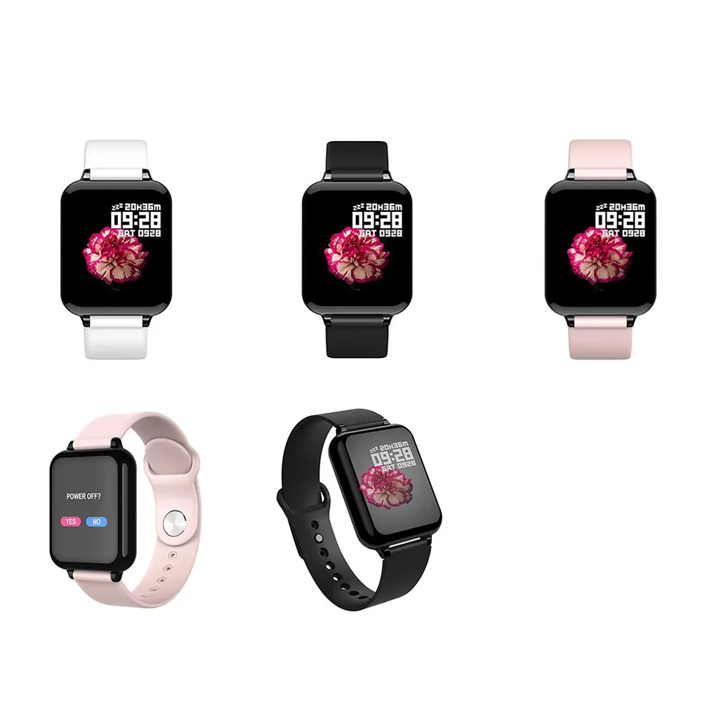 B57 Смарт часы для мужчин и женщин фитнес браслет трекер пульсометр несколько