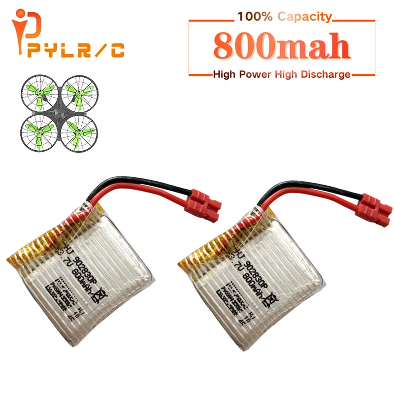 

Аккумулятор для дрона Syma X21 / X21w x26, 3,7 в, 800 мА · ч, 2 шт.