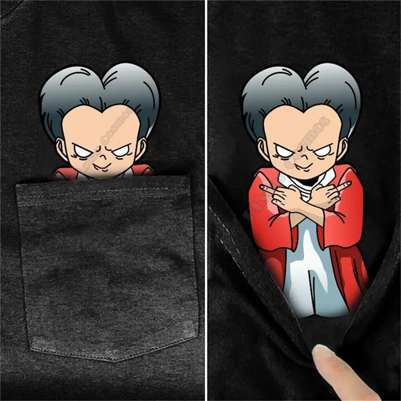

PLstar Cosmos T Shirt summer pocket Dracula printed t-shirt men for women shirts tops funny cotton black tees