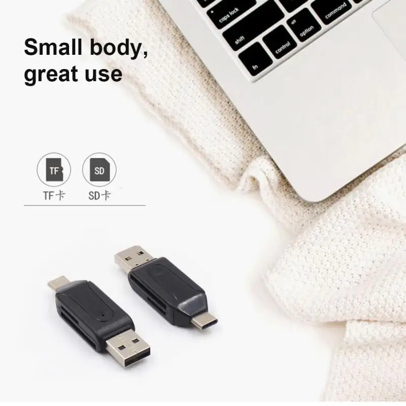 2 в 1 Type-c USB OTG конвертер Универсальный Micro TF/SD кардридер телефонные удлинители