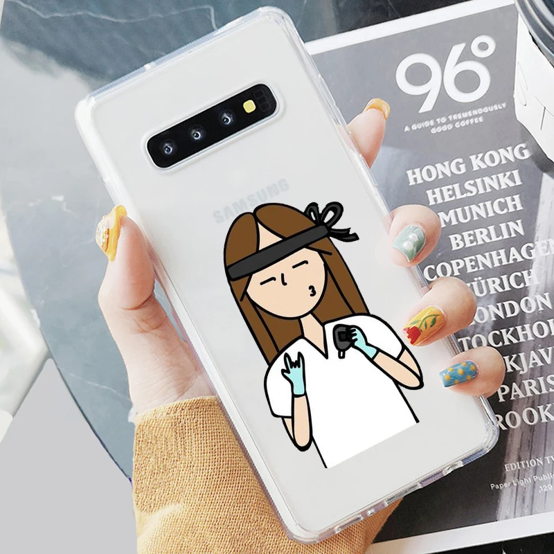Мягкий ТПУ чехол для телефона Samsung 2017 A5 A50 S7 S9 S8Plus S10 A6 A8P Note8 + | Мобильные телефоны и
