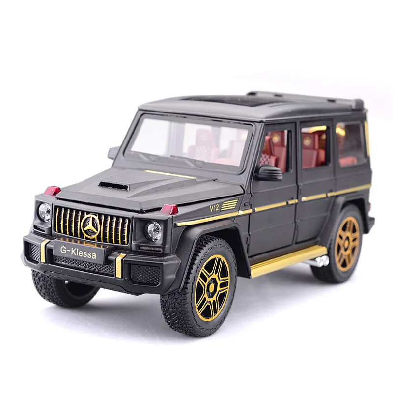 

Hot 1:24 Benz G63 Vehicles Model Metal Alloy Simulator Model Car Toys for Boys Boy Gift Cart 6 Open Door