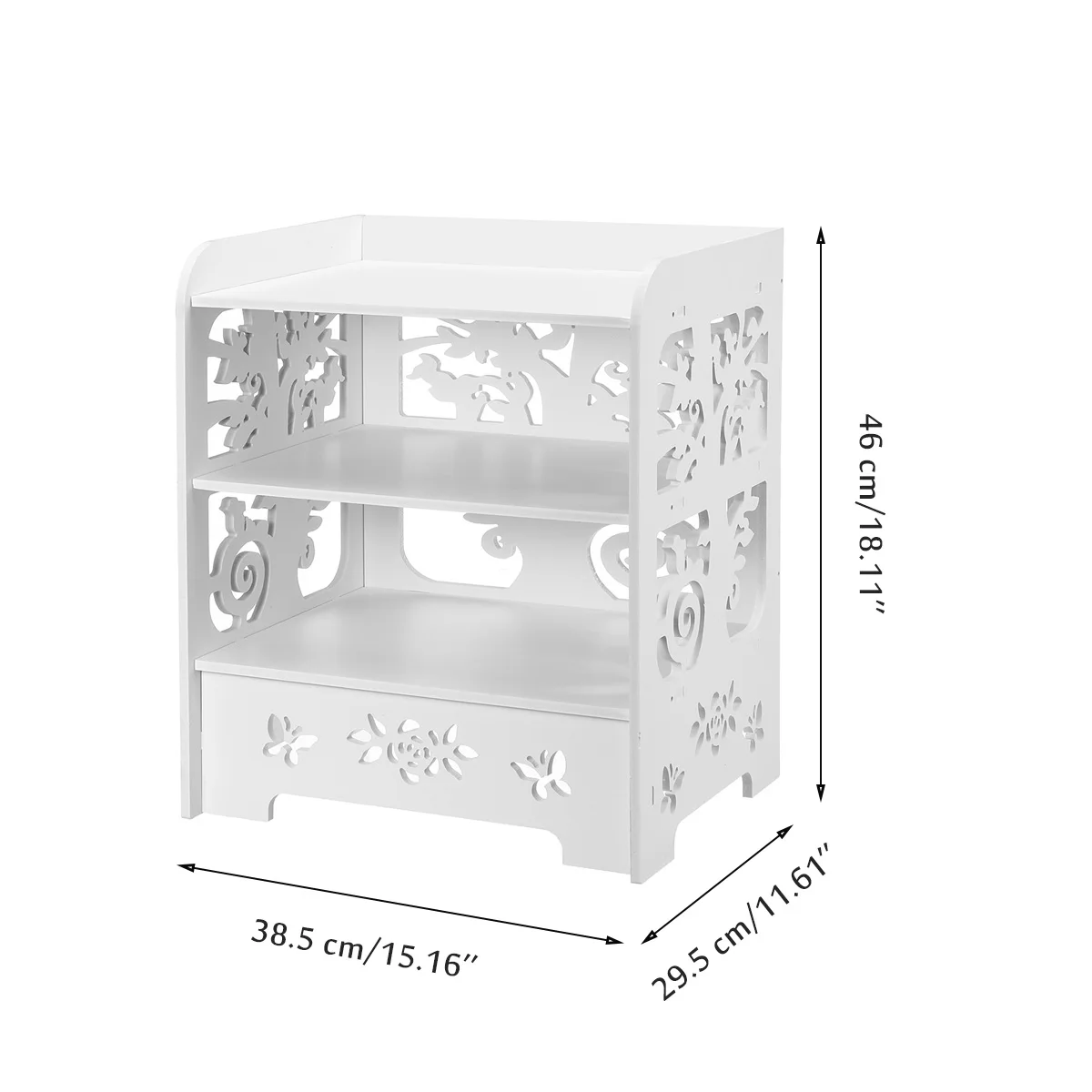 

Bedroom Furniture Nordic White Bedside Table Nightstands for Bedroom Night Stand Table Storage Cabinet Wooden Drawers Organizer