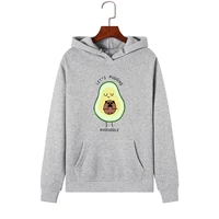 women hoodies sweatshirts hooded sweatshirt fruit avocado print autumn winter pullover female hoodie tops clothes outwear