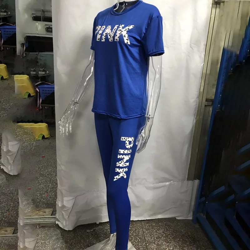 Женская спортивная одежда Traccksuit однотонный черный синий комплект из двух