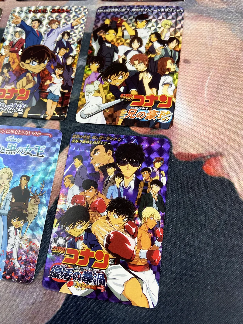 9 шт./компл. чехол Детектив Конан Закрытая большая драка связующая карта Игрушки