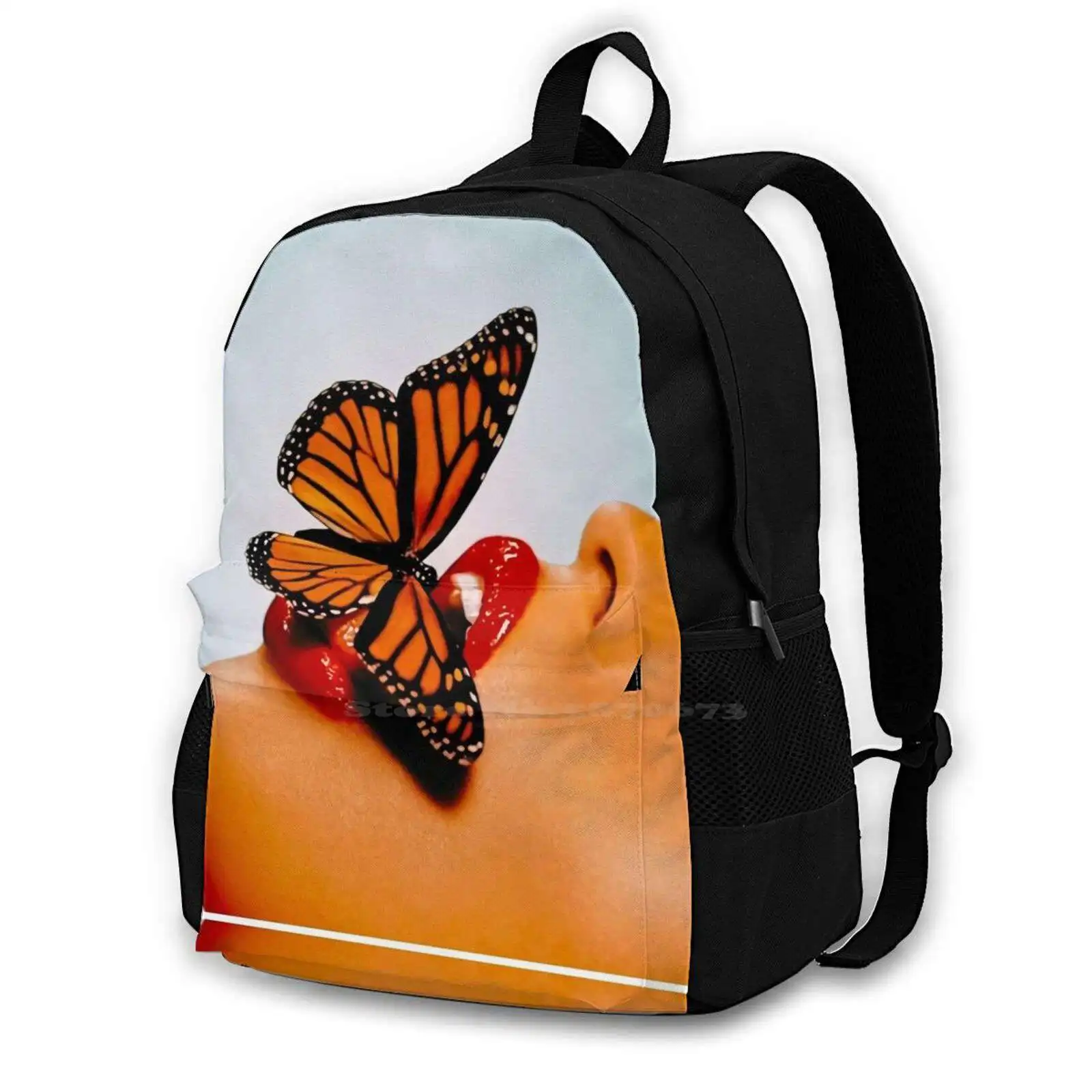 

Butterfly Bag Backpack For Men Women Girls Teenage Black