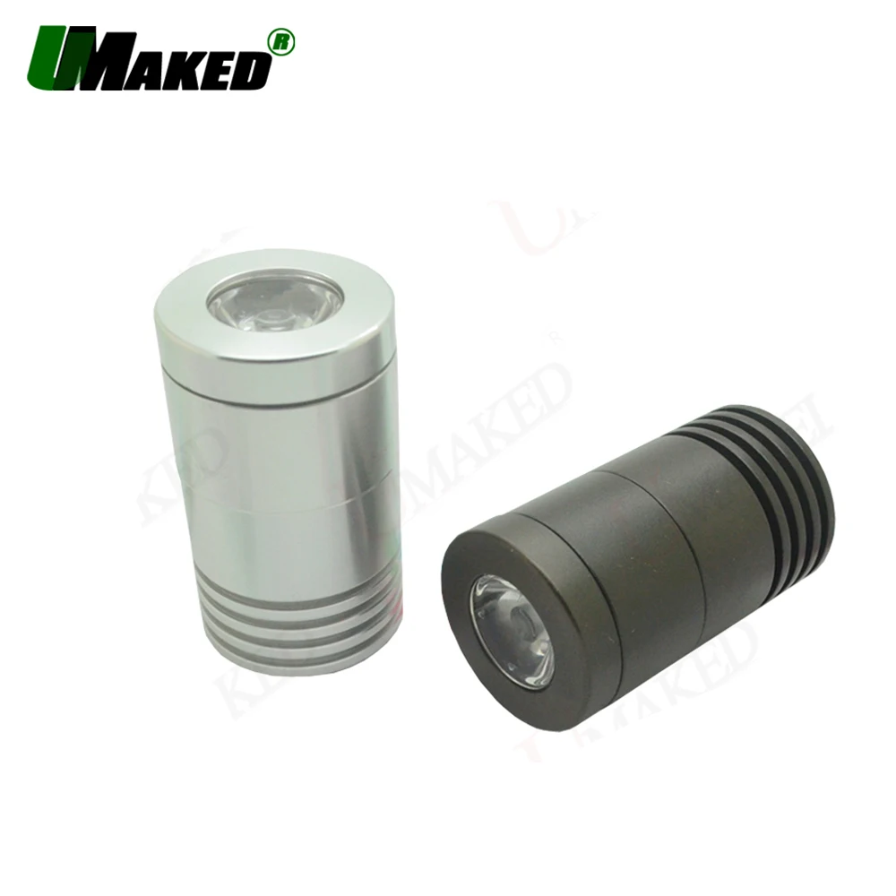 Алюминиевый светодиодный светильник 5 шт. 1 Вт 3 базовый чехол комплект M8