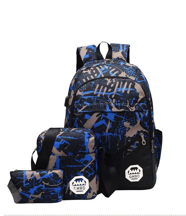 5 шт./комплект светящийся/рюкзак Dj студенческий Подростковый рюкзак школьная