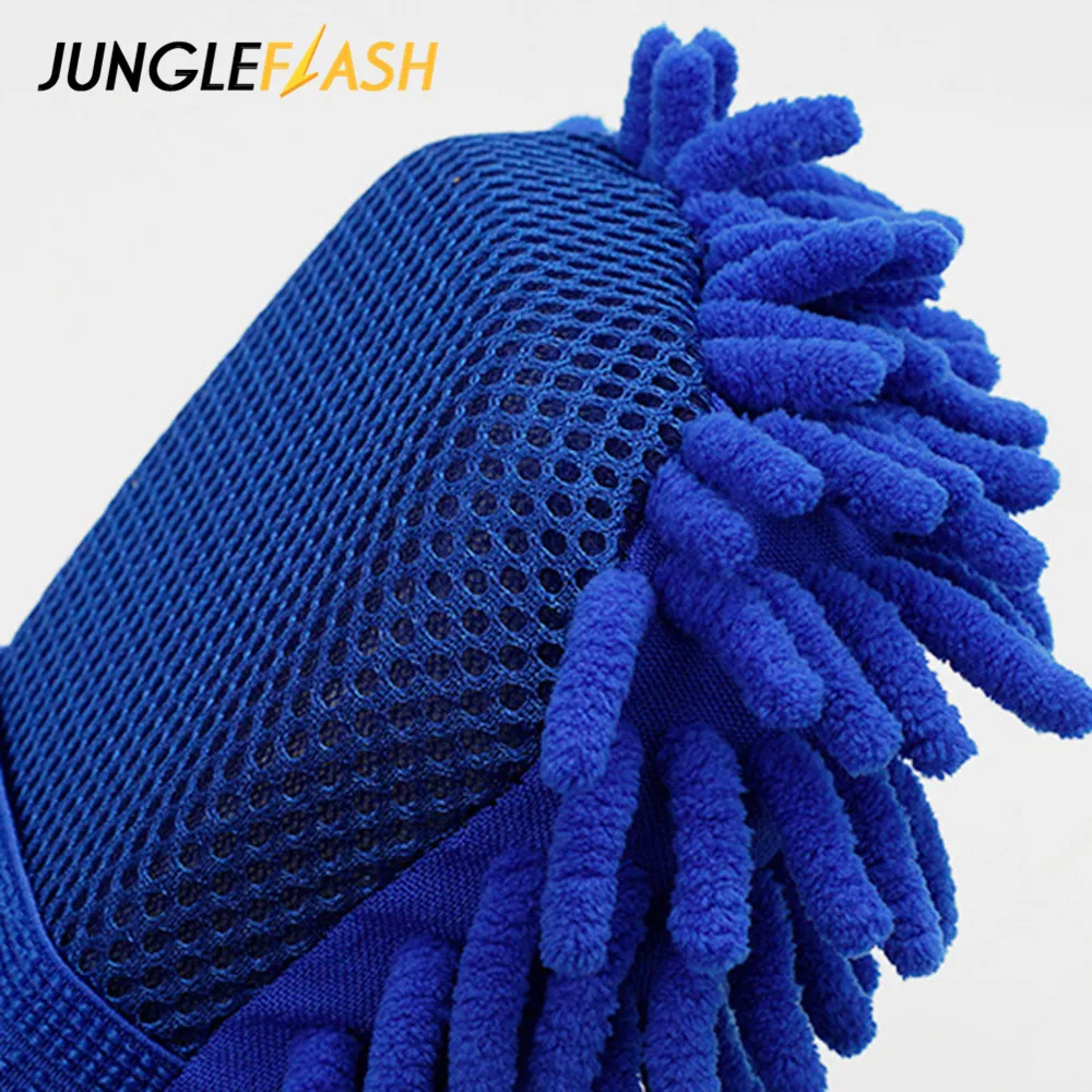 JUNGLEFLASH перчатки для мойки автомобиля Чистящая губка автомобильные аксессуары из