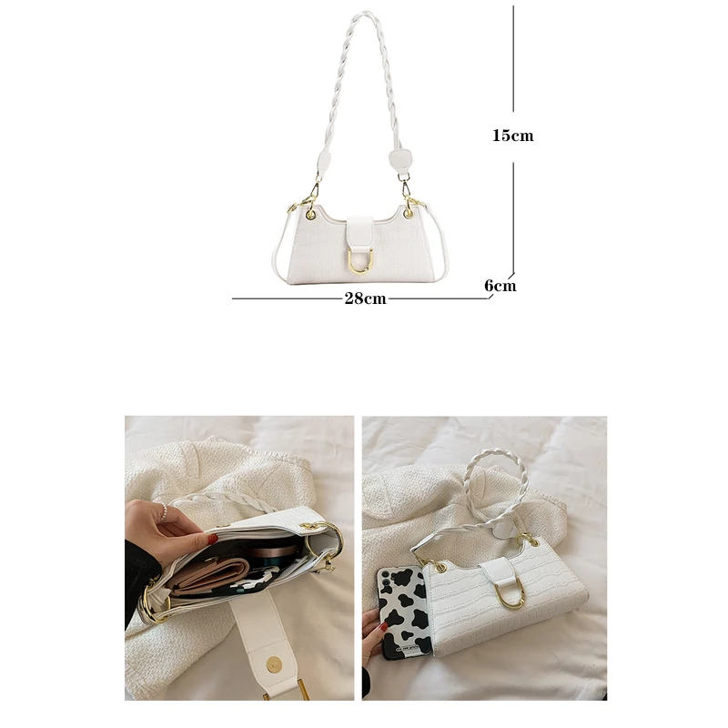 Женская сумка-мессенджер с узором под камень 2021 однотонные повседневные сумки