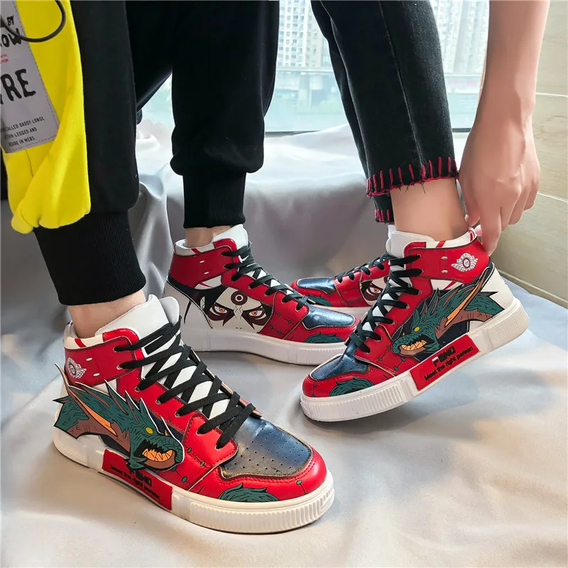 PARZIVAL/обувь из аниме Кроссовки Мужская и женская повседневная обувь для косплея