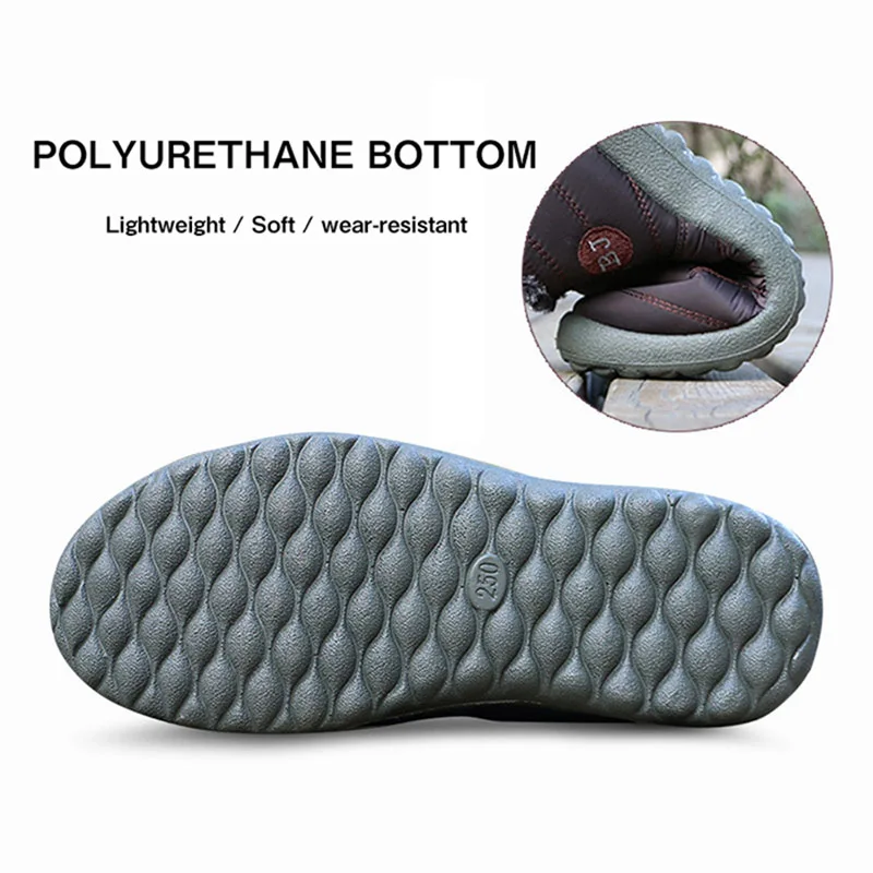 

Size 35-47 Winter Boots for Men Women Snow Boots Couples Warm Plush Casual Shoes Man Non-slip Sneakers Outdoor botas masculina