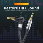 Кабель AUX 2021, разъем 3,5 мм, аудиокабель 3,5 мм, кабель для динамиков JBL, автомобильный шнур для наушников Xiaomi Redmi 5 Plus, Oneplus