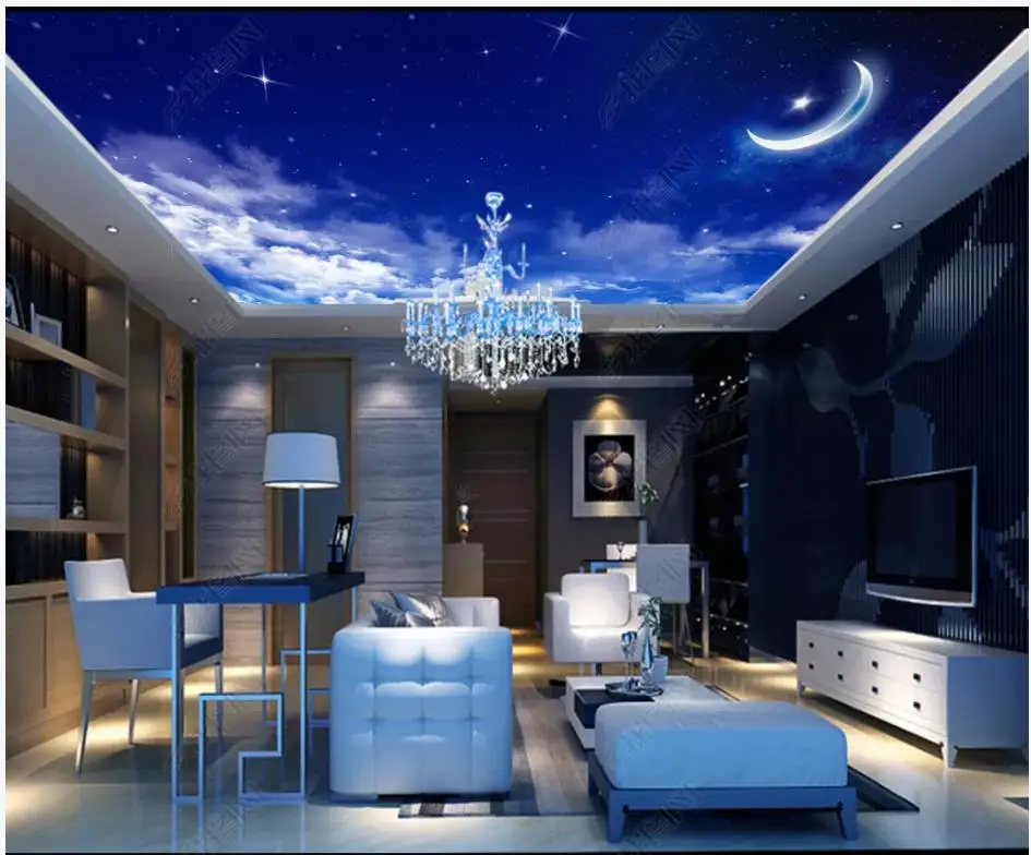 Фотообои на заказ zenith 3d фотобумага для стен 3 d звездное небо фотообои с