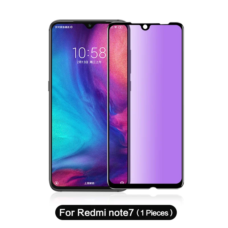 for redmi note 7 SmartDevil синий светильник закаленное Стекло для Xiaomi mi 8 Защитная пленка для экрана для спортивной камеры Xiao mi 9 SE Red mi Note 7 mi 9 8 SE 6 5 пленка с полным покрытием - Цвет: for redmi note 7