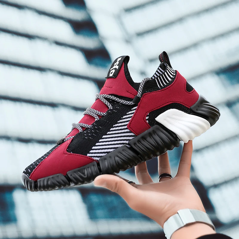 Повседневная обувь для мужчин Дышащие мужские кроссовки в винтажном стиле