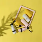 Маленький модный складной зонт от дождя, для женщин и подарков, мужской карманный мини-зонтик для девушек, защита от УФ, водонепроницаемые портативные дорожные зонтики