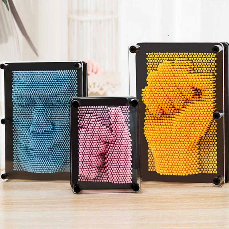 2017New large 3D Cloning Board pin sculpture antistress puzzle funny toys learning education for kid children birthday gift|education kids|learning