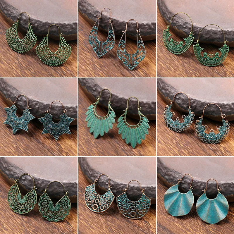 

Bohemia classic popular female hoard of alloy earrings national wind restoring ancient ways fashion earrings wholesale