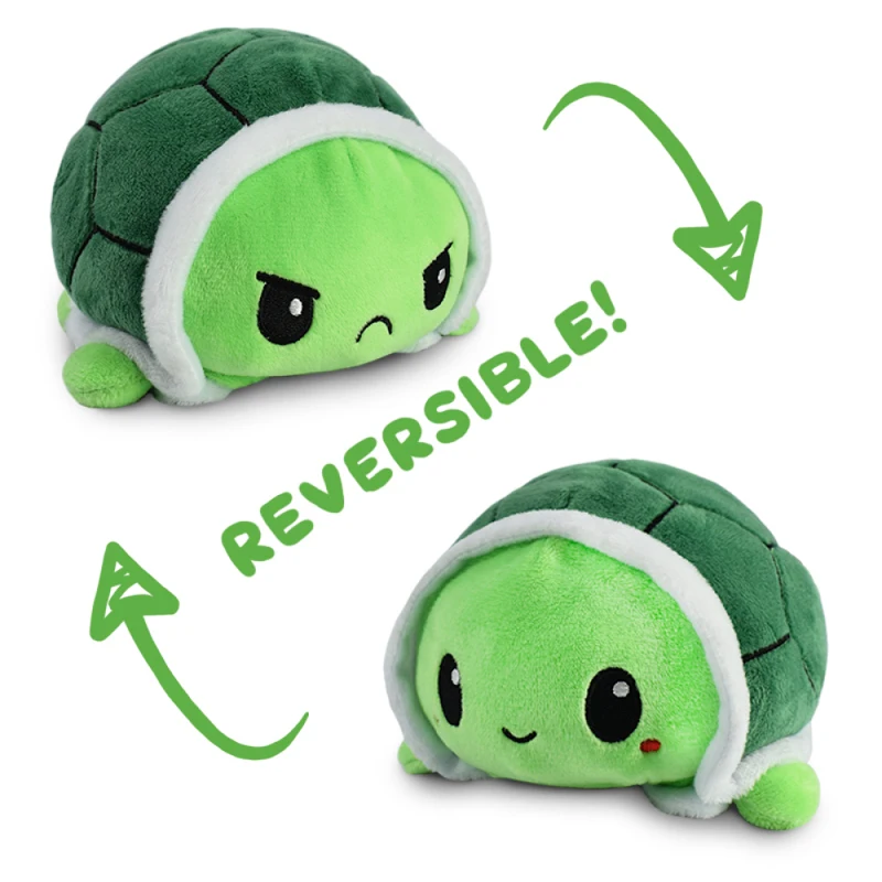 

2021 reversible tortoise plush toys flip stuffed turtle reversible doll Peluche flip toys Cute Simulation tortoise Plush Toys