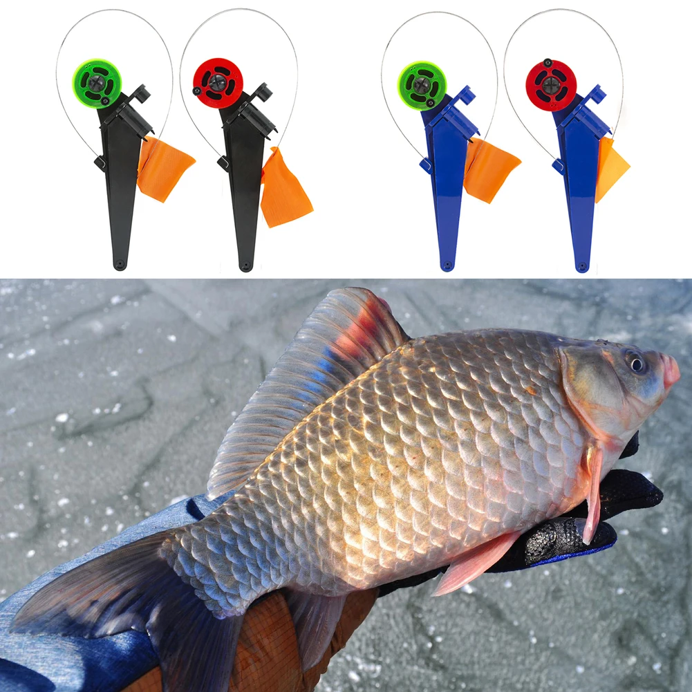 2 шт. рыболовная удочка с флагом для подледной рыбалки наконечник ловли рыбы
