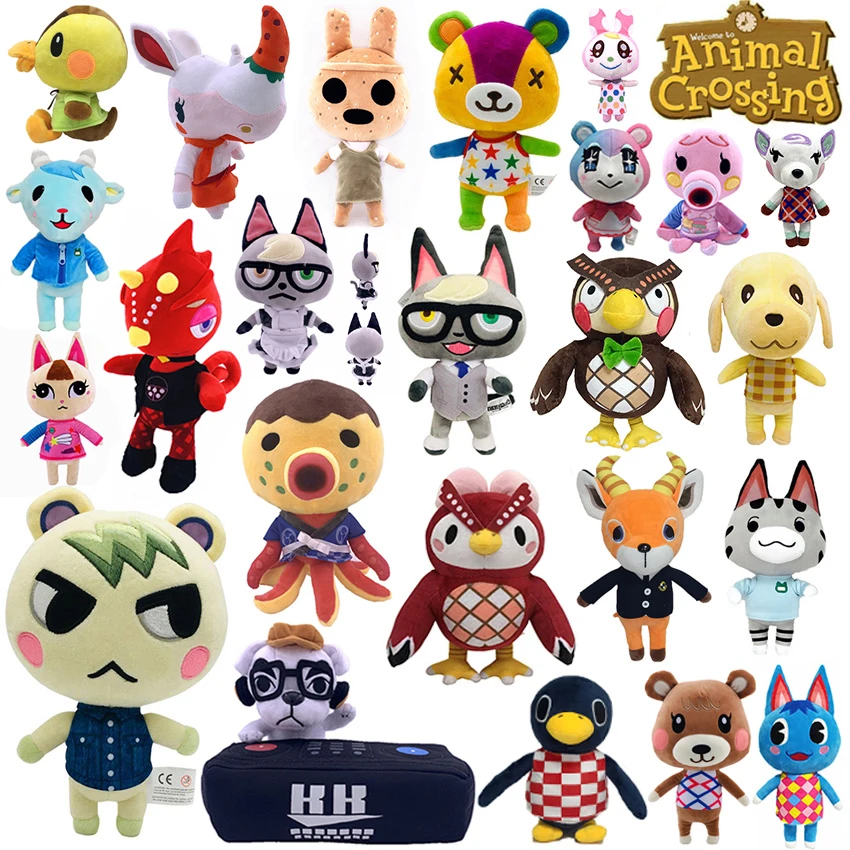 

Raymond Anima Crossing Plush Toy Switches Ketchup Marshals give away Amiib Card Plushie Toy Slider Isabelle Stuffed Doll