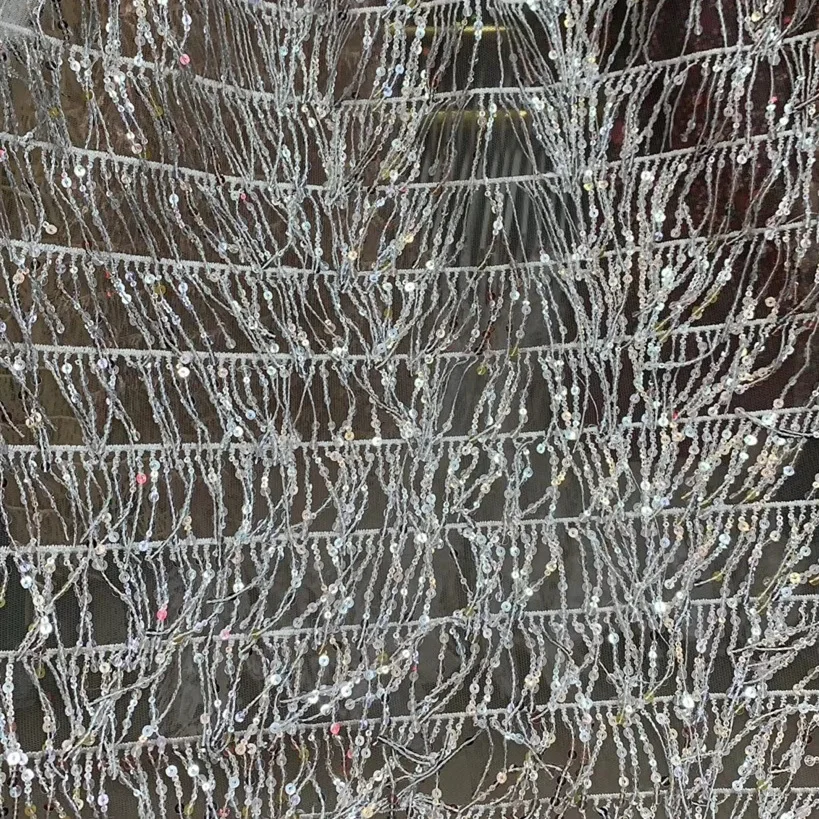 Точечная сетчатая ткань с блестками оптовая продажа наружная торговля тяжелая