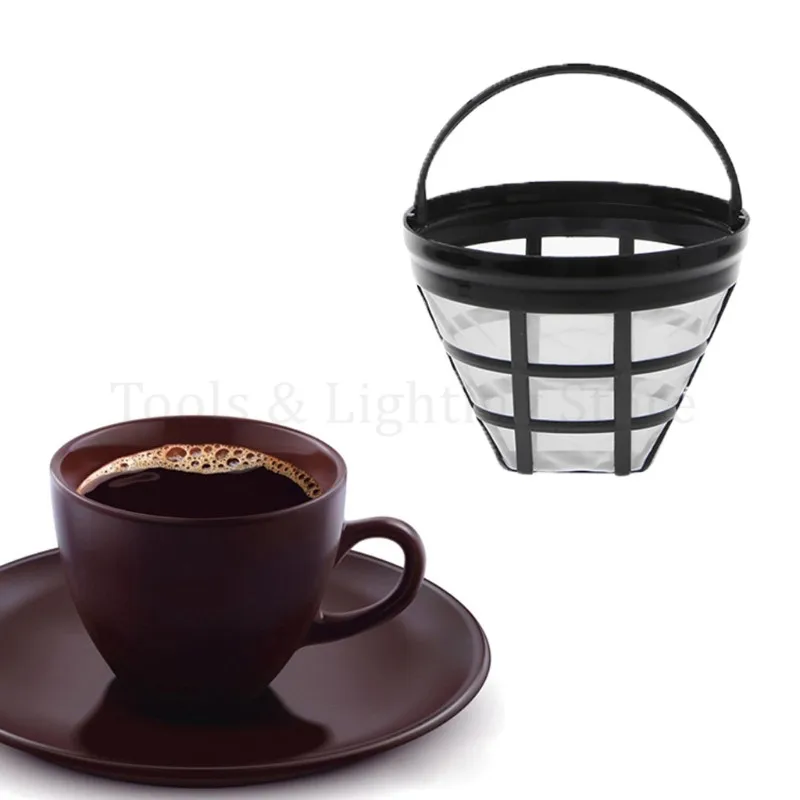 

Replacement Coffee Filter Reusable Refillable Basket Cup Style Brewer Tool