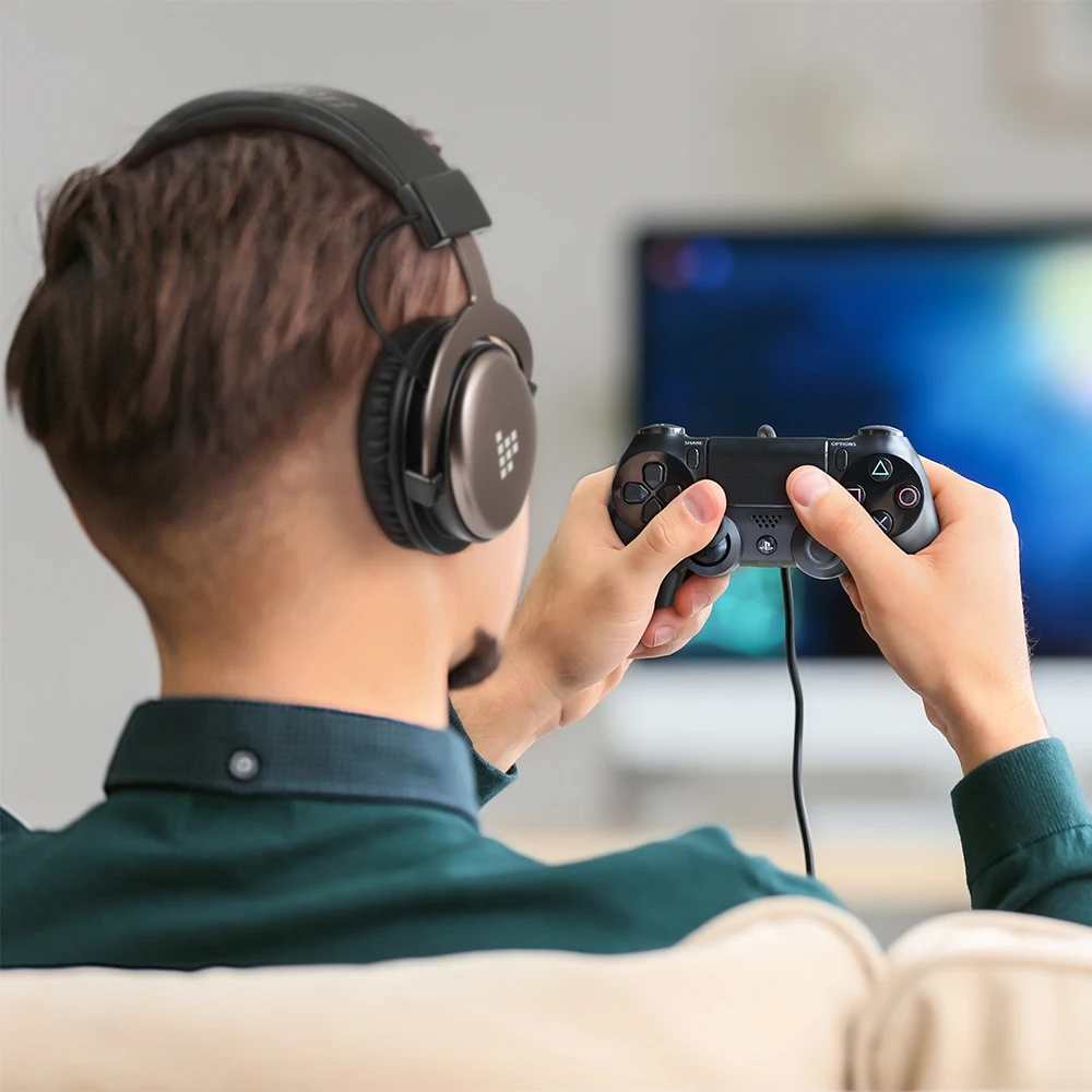 Tronsmart Sono Игровые наушники, головная гарнитура Gamer проводные наушники для компьютера с микрофоном для PS4, Xbox One, переключатель и мобильные устройства