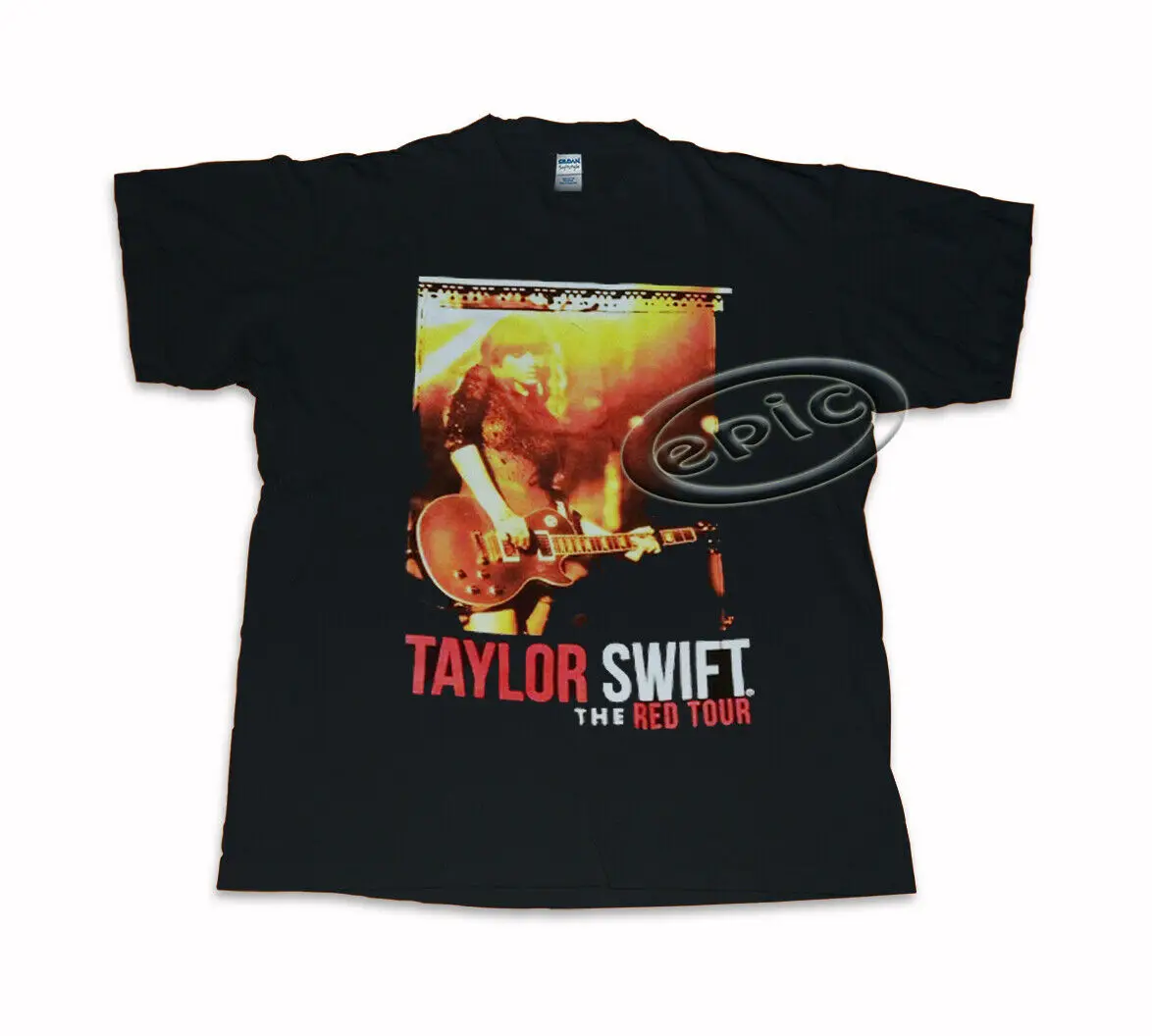 Винтажная Футболка Tayler Red tour concert favorite рубашка Sz Swift Классическая