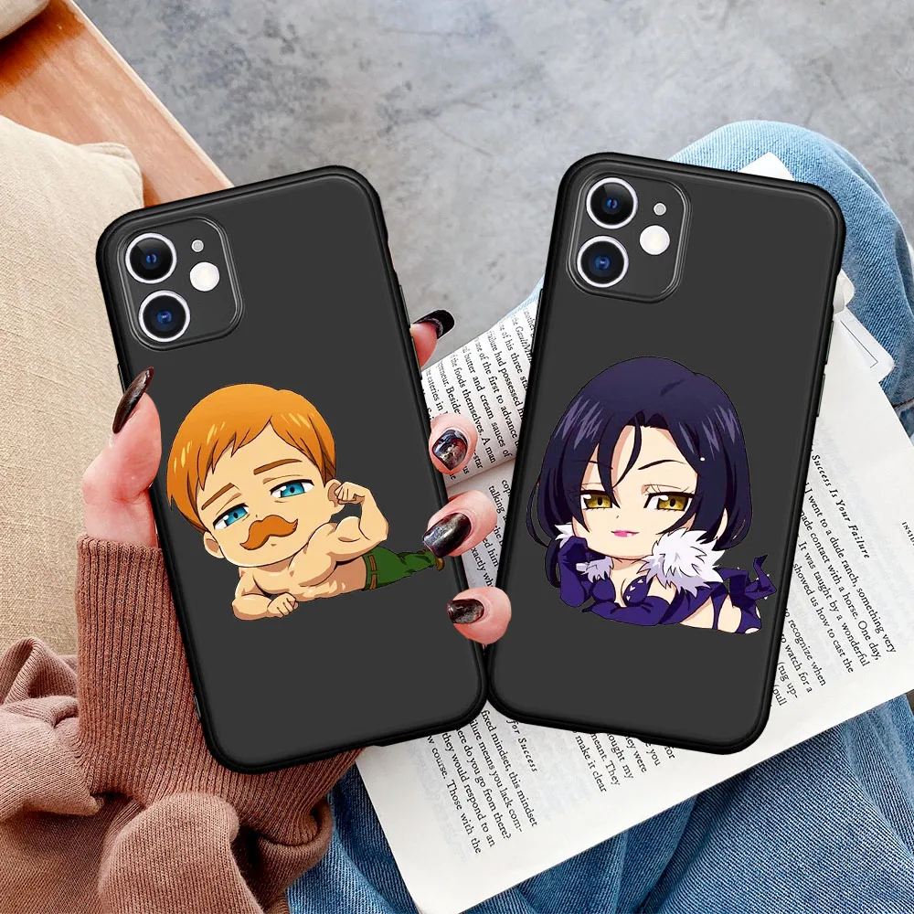 

Anime Seven Deadly Sins Cartoon Soft TPU Phone case Cover For iPhone 12 11 Pro Max 8 7 6 6S Plus XR X XSMax SE2020 Coque Fundas
