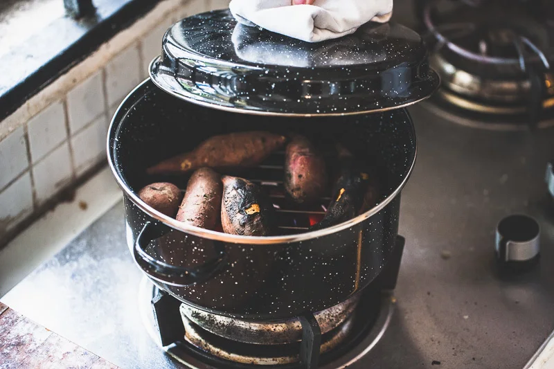 Жареный артефакт для сладкого картофеля японский домашний Многофункциональный
