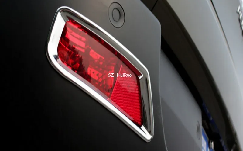 Для Peugeot 308 АБС ХРОМ задние противотуманные фары крышка лампы Планки протектор 2