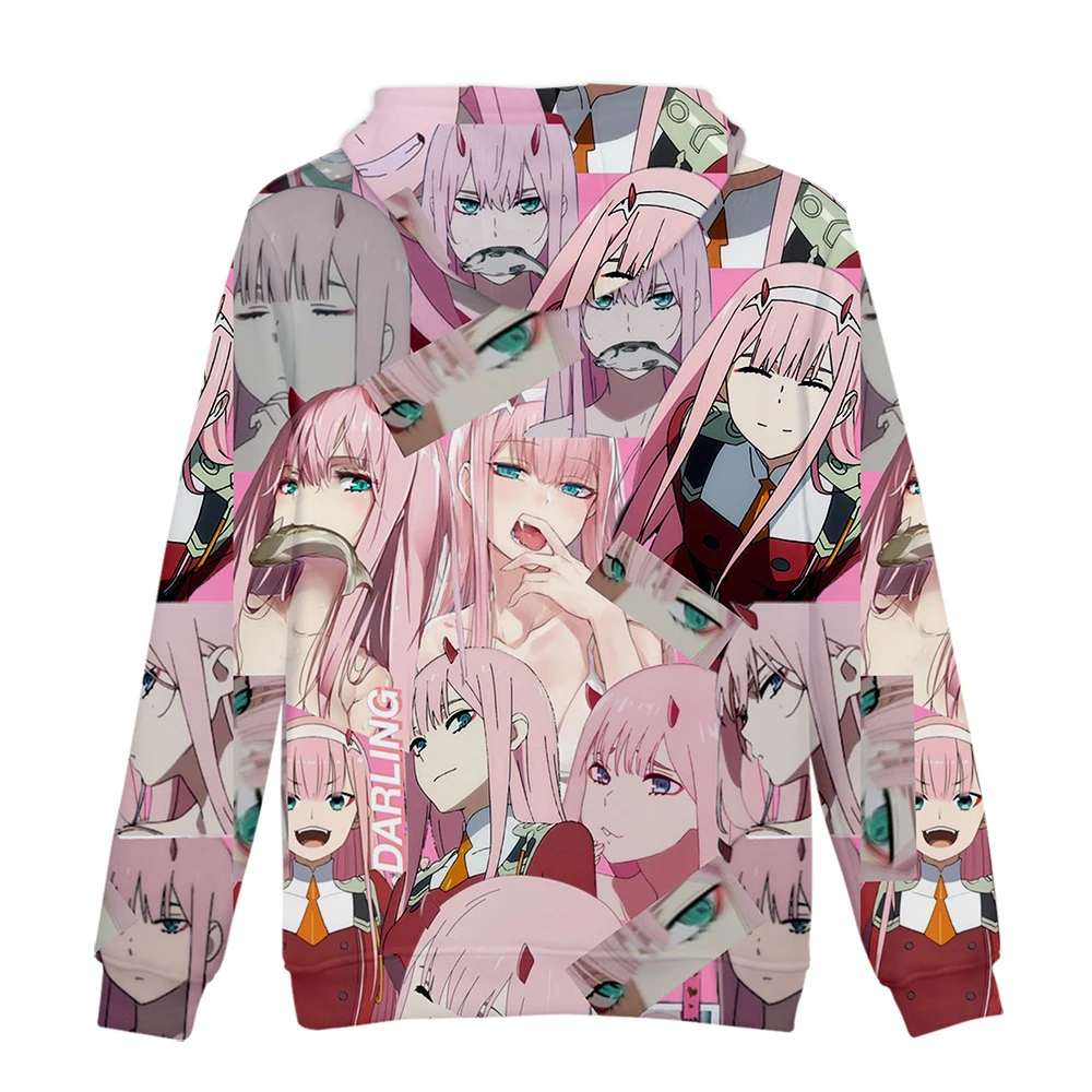

Anime DARLING in the FRANXX 3D hoodie sweatshirt Men/Women Pullovers ZERO TWO Print Hoodies Boy/girl Sweatshirt Winter Hoody
