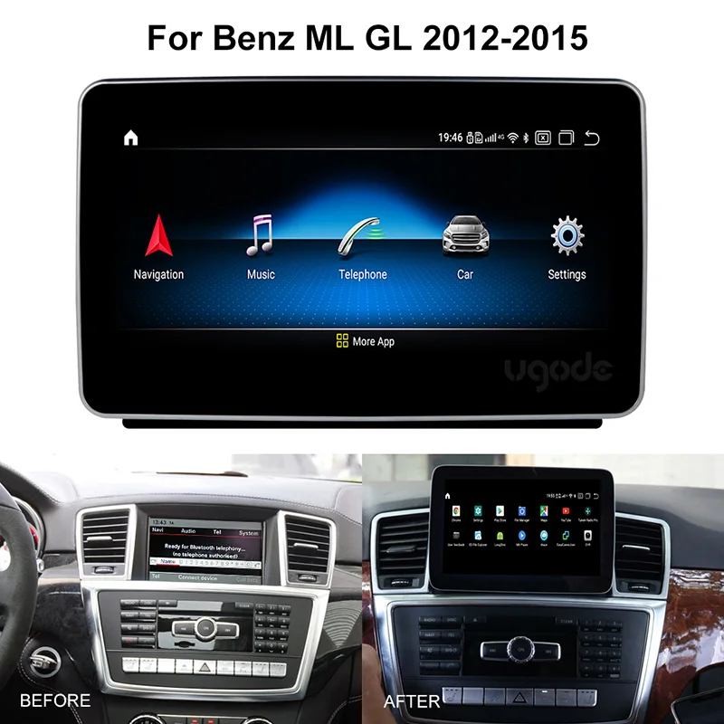 Автомобильный GPS навигатор Qualcomm 2012 15 W166 X166 Android 10 0 экран мультимедийная музыка