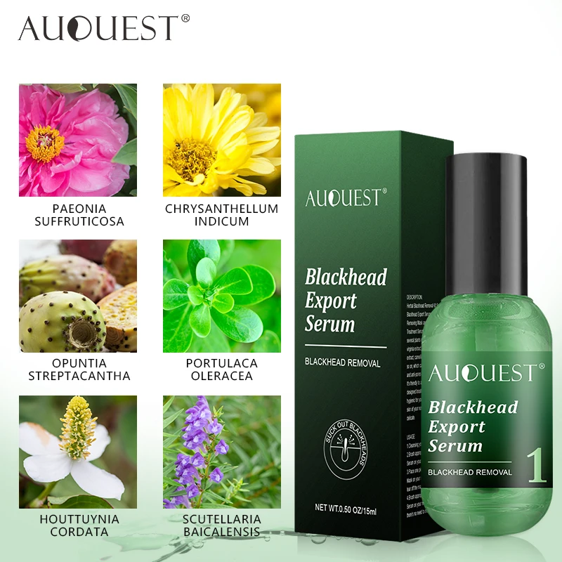 Экспорт сыворотки AuQuest для глубокой очистки пор разглаживания кожи уход за кожей